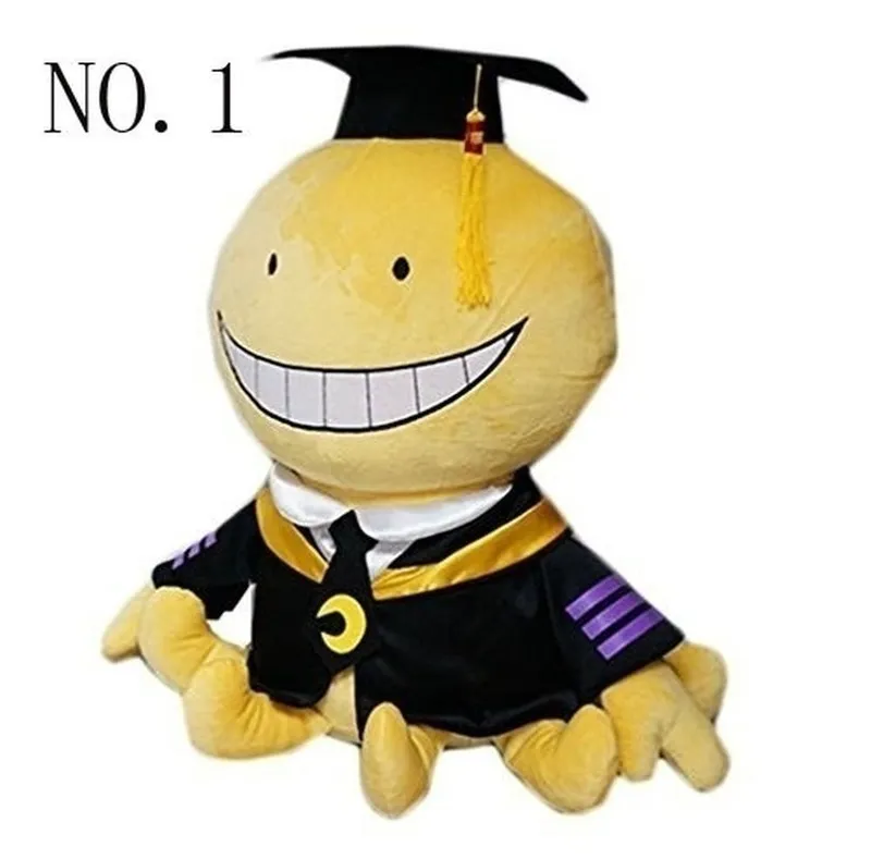 Poupée mignonne de poulpe Korosensei Koro Sensei Enseignant en peluche Jouets en peluche Animaux de bande dessinée Poupées Diplômé Enfants Assassination Classroom 220629