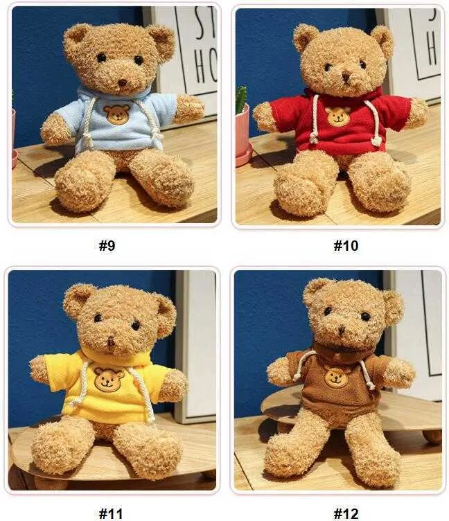 30CM New Teddy Bear Doll Plush Toys Soft Christmas Stuffed Animals Toys Children