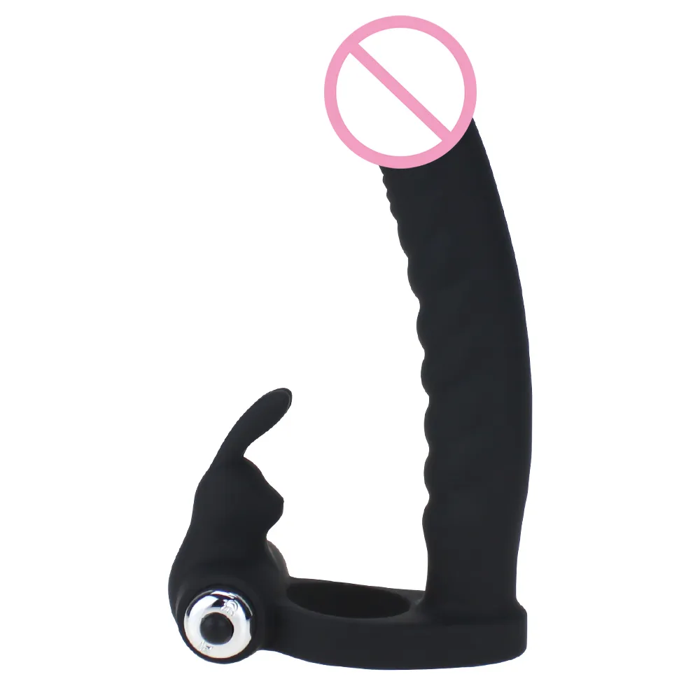 Männer Prostata Massage Doppel Penetration Vibratoren Penis Strapon Dildo Vibrator Strap auf gummi dick Vibration Anal Plug sexy Spielzeug