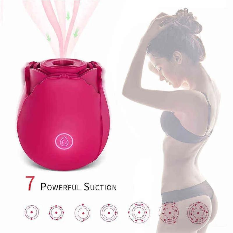 NXYバイブレーター熱い販売女性のセックスグッズ防水シリコーンクリトキ乳首刺激装置吸盤ローズバイブレーター0411