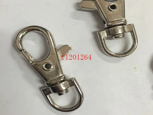 3 8cm Nikel Kaplama Anahtar Halkalar Istakoz Clasps Clips Snap Hooks Anahtar Zincir Anahtar Halkası Metal Anahtar Tutucu LOT1898