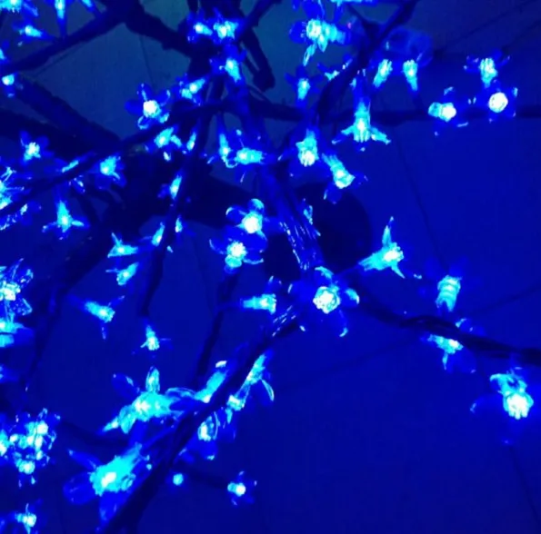 1536LEDS 200cm Outdoor LED Cherry Blossom Tree Light For Outdoor Garden Pathway Christmas Wedding Party Lights Decoration2549