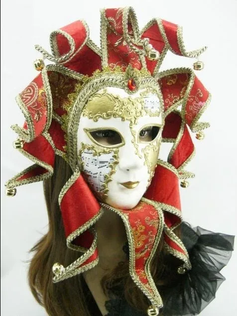Enkel pakket Brazilië Carnival Mask in het Venetië Carnival Music Style Hand Draw driedimensionale graan Masquerade Mask Ship2115