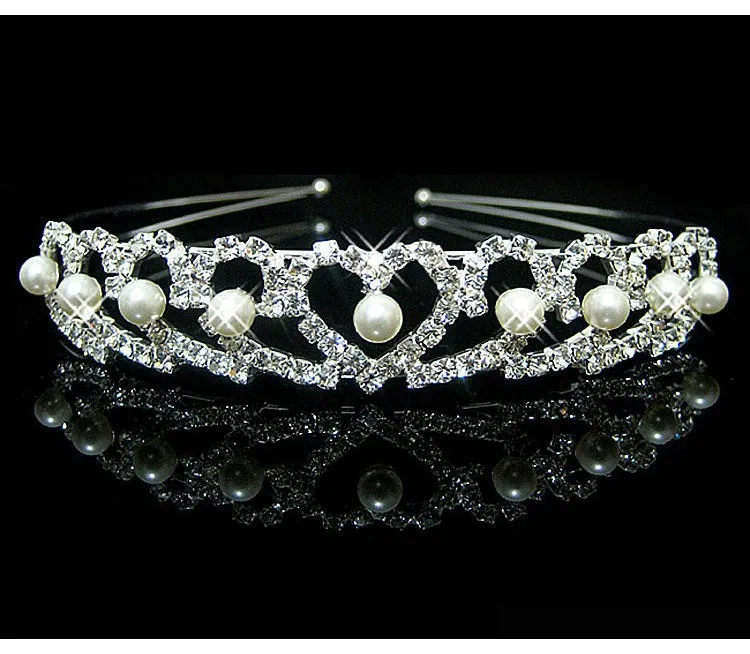 8 estilos baratos nupcial tiara cristales y perlas accesorios de cabeza nupcial con cuentas 2016 evento formal del desgaste del pelo envío gratis Rhinestones