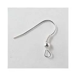 Bijoux de boucles d'oreille Terminant 18x21 mm Coil Fil Earau or Gold Silver Bronze Nickel pour bijoux Making Ef8335a