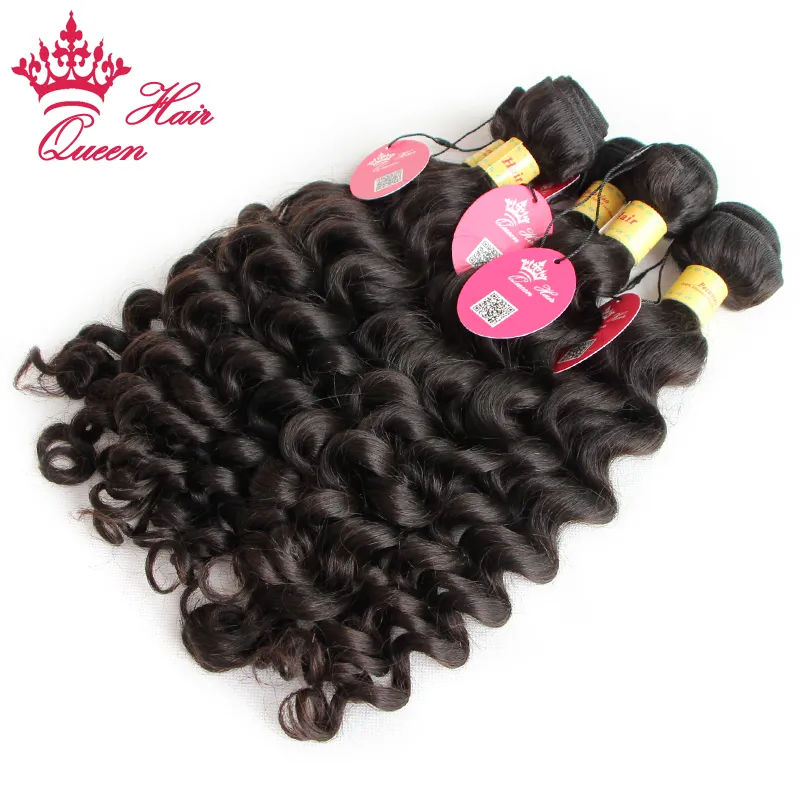 Queen Hair Official Store 100% Jungfrau Unverarbeitetes peruanisches menschliches Haar-Webart Wellenförmiges peruanisches Reines Haar mehr Welle 1 Stück 