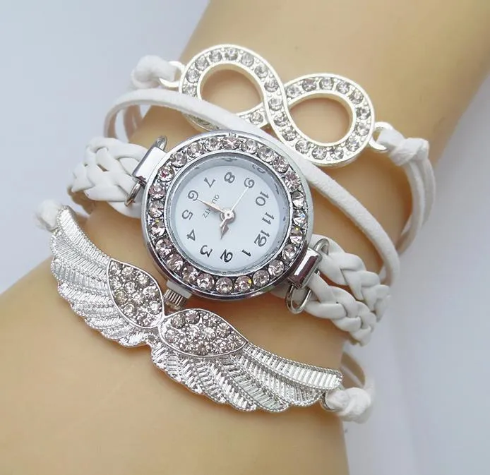Fille Bracelets Watch Angle Aile Quartz Montre
