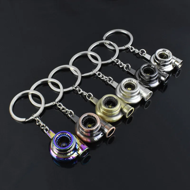 Keychain Metal Turbine Keyring Car Turbo  Blowing Machine Key Rings Pendant Fashion Jewelry Bag Hangs