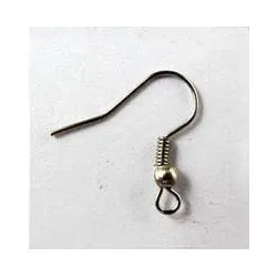Bijoux boucle d'oreille recherche 18x21mm crochets bobine fil d'oreille or argent Bronze Nickel pour la fabrication de bijoux EF8249a