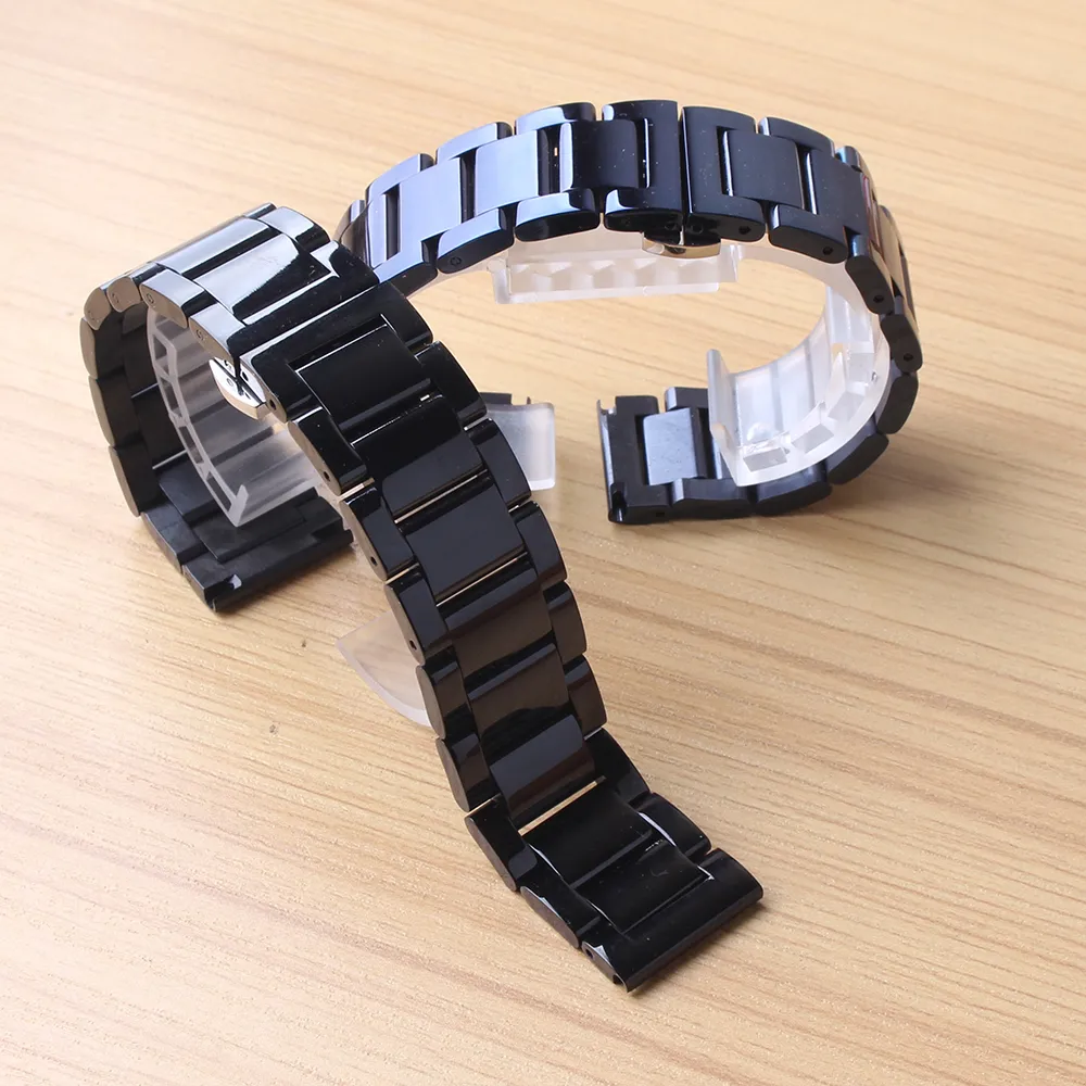 Синий ремешок для часов из нержавеющей стали, металлический высококачественный ремешок для часов, браслеты 20 мм, 22 мм, подходят для Samsung Gear S2 S3 S4, классические часы fashion262e