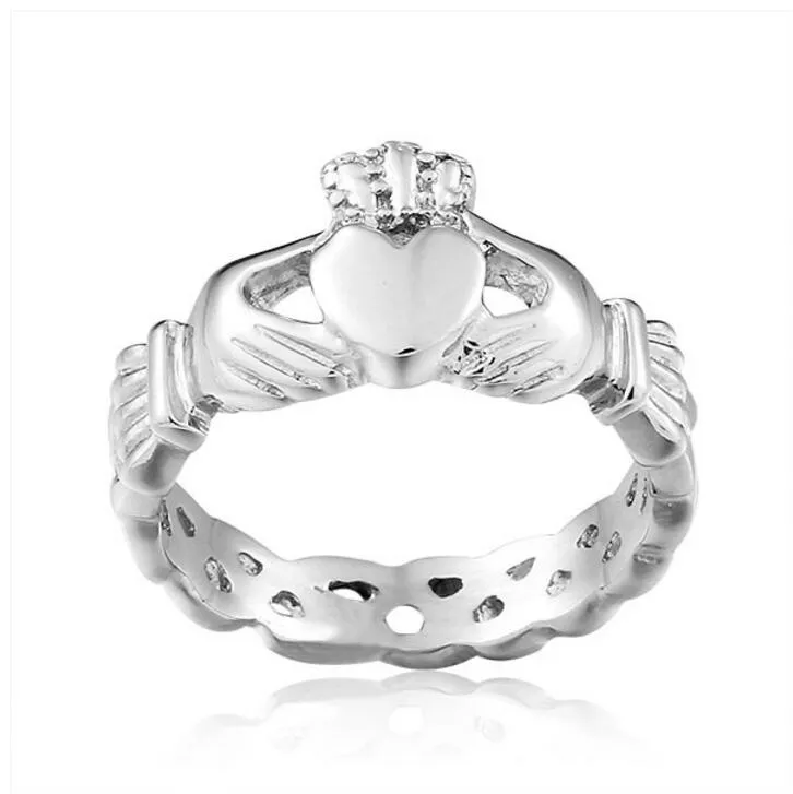 Toute nouvelle marque de créateur dames Claddagh en acier inoxydable crâne anneaux pour les femmes fête de mariage 3131