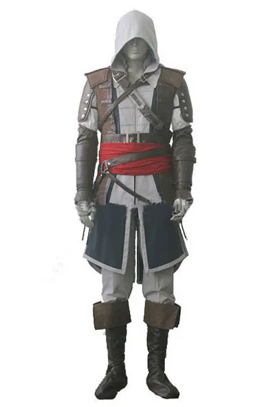 Assassin's Creed IV 4 Bandera Negra Edward Kenway disfraz de Cosplay conjunto completo hecho a medida Express 207N