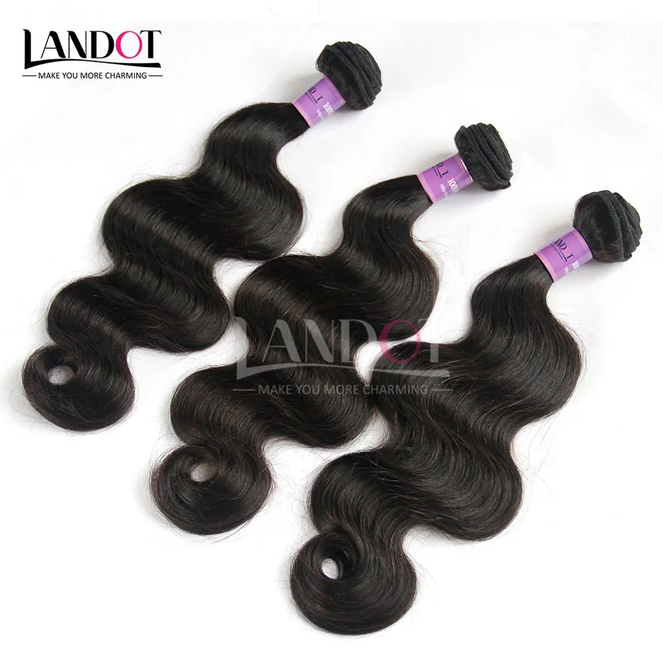 Unprocessed 9A Peruvian Virgin Hair Body Wave 100% Human Hair Weave Bundles Natural Color DYEABLE SOFT THICK  FREE Hair Extensions