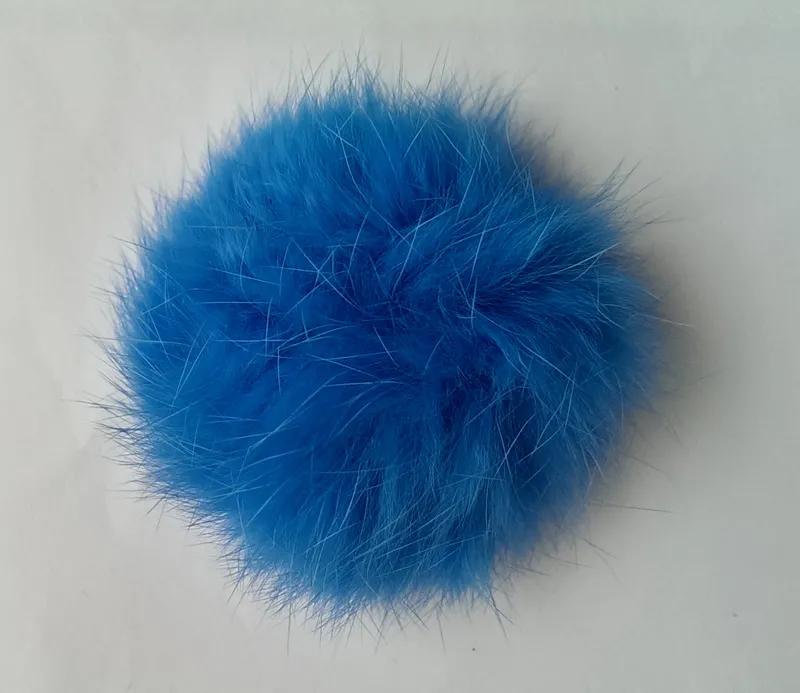 8cm round many colours Rabbit fur ball accessories whole pompoms fast and express shipment302u
