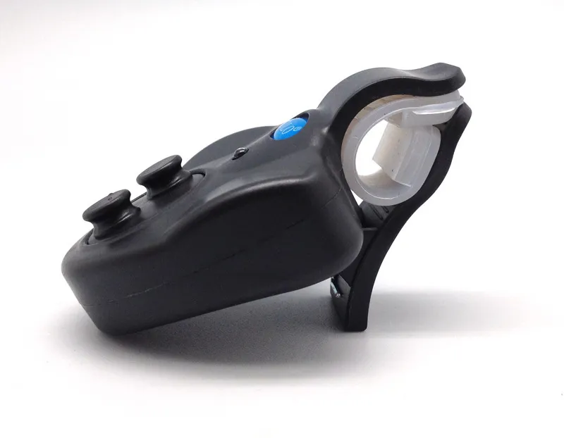 TI US Black Electronic LED Light Fish Bite Sound Alarm Bell Clip på Fishing Rod241s