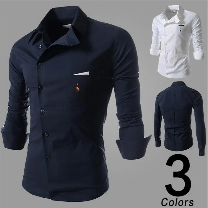 Compra CALIENTE 2016 De Primavera Para Hombre De Moda Camisas De Los Hombres  Ocasionales Nuevo Mens Elegante Camisa De Vestir Formal De La Camiseta Para  Hombre Aptos Camisas Delgadas Para Hombre Camisas