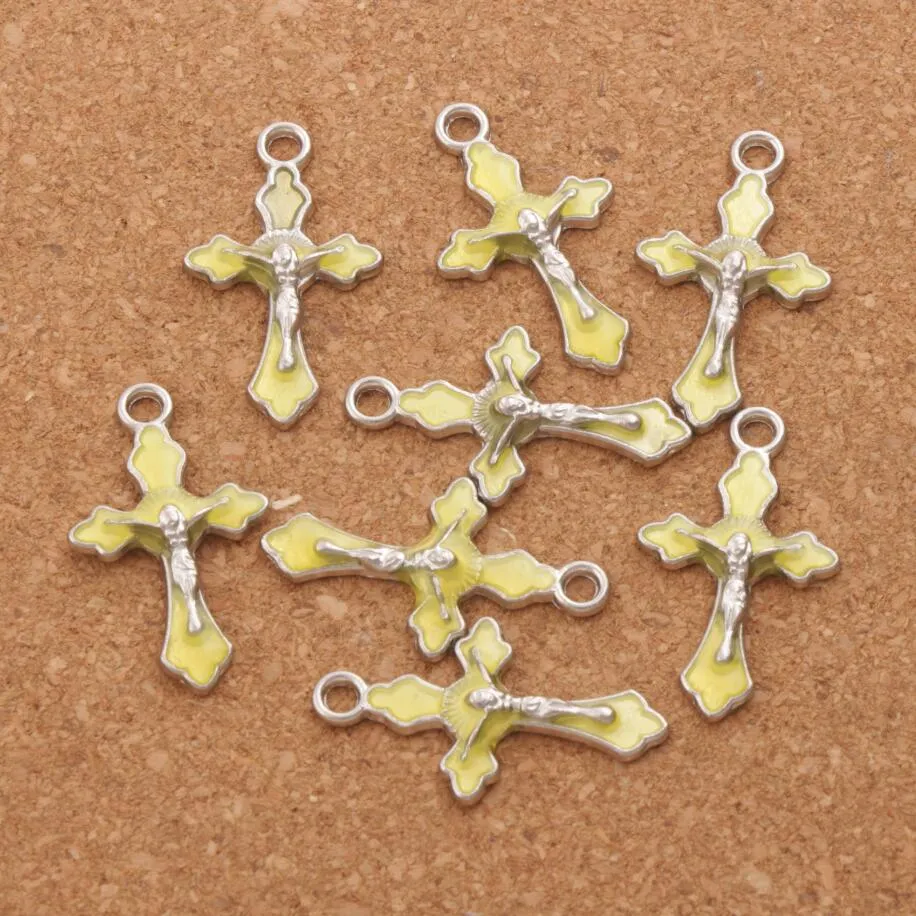 Emaille Crucifix Cross Jesus Charms Anhänger Los 