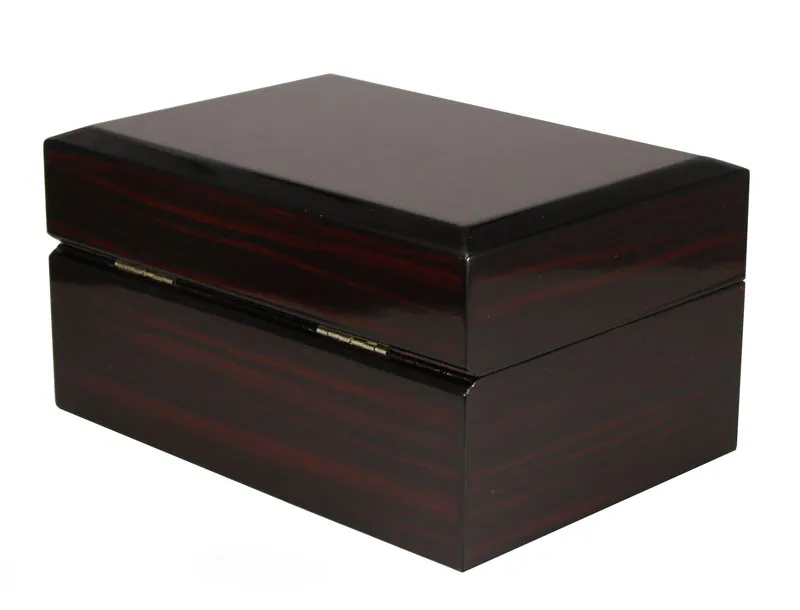 high quality brand Wooden watch Box Black Watchs Boxes Gift Box Crown logo Wooden box with Brochures cards glitter LSL0130260j