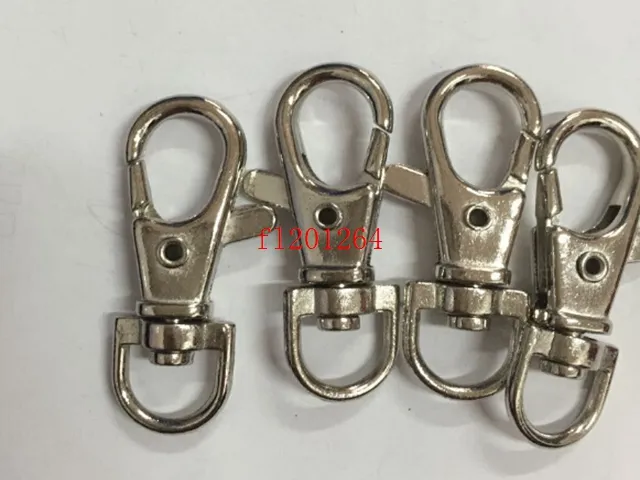 3 8cm Nikel Kaplama Anahtar Halkalar Istakoz Clasps Clips Snap Hooks Anahtar Zincir Anahtar Halkası Metal Anahtar Tutucu LOT1898