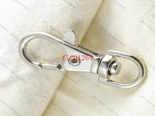 3 8cm Nikel Kaplama Anahtar Halkalar Istakoz Clasps Clips Snap Hooks Anahtar Zincir Anahtar Halkası Metal Anahtar Tutucu LOT1898