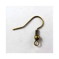 Bijoux boucle d'oreille trouver 18X21mm crochets bobine fil d'oreille or argent Bronze Nickel pour la fabrication de bijoux EF8281L