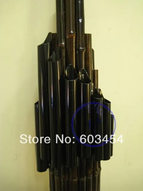Vente en gros chine Harmonica / instrument éolien 17 tuyaux de bambou noir Double son Son Sheng G avec étui