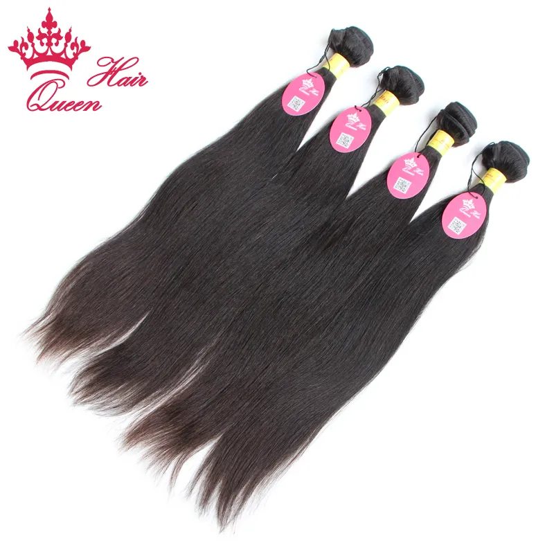 Reine cheveux officiels magasin de cheveux peruvian vierges vernies extensions 12 pouces à 28 pouces non transformés Remy cheveux humains,