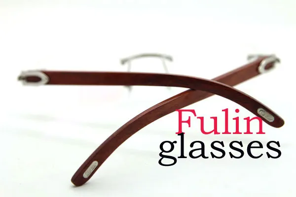 Хорошее качество, твердый дизайн Vitange, складная оправа для очков для чтения с футляром T8100903, деревянные очки с декором, очки для вождения, размер 54-338O