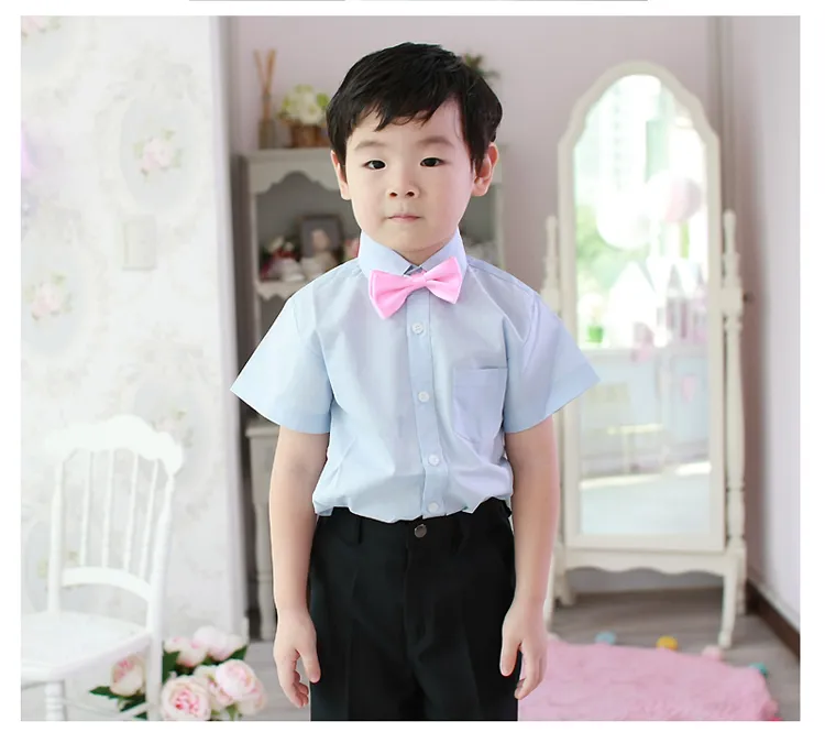 Clipe de gravata borboleta em cores doces, gravata borboleta para crianças com alça de pescoço 50 peças / lote 278x