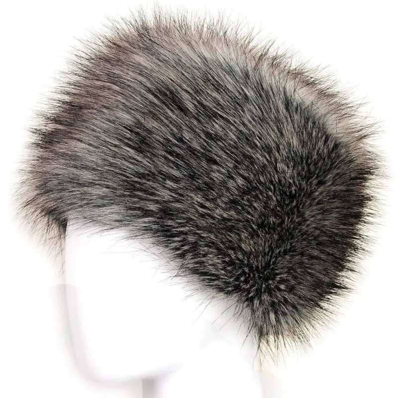 Whole-New Ladies Faux Fox Fur Russian Cossack Style Winter Hat Warm Hats High Quality253c