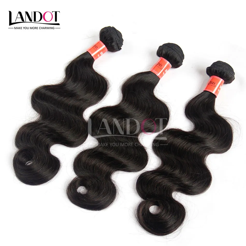 Brazilian Virgin Hair Body Wave Unprocessed Peruvian Indian Malaysian Cambodian Remy Human Hair Weave Bundles Natural Black Full Extensions