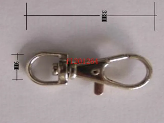 3 8cm Nikel Kaplama Anahtar Halkalar Istakoz Clasps Clips Snap Hooks Anahtar Zincir Anahtar Halkası Metal Anahtar Tutucu LOT1898