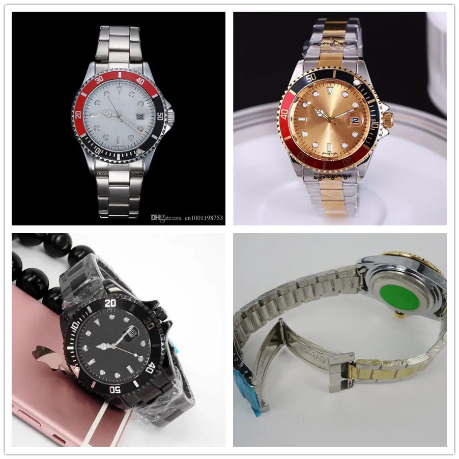 Sprzedawaj jak Cakes Men's Fashion Business Casual wysokiej jakości wodoodporna stalowa sieć kwarcowa zegarek sierżant sportowy 299Z