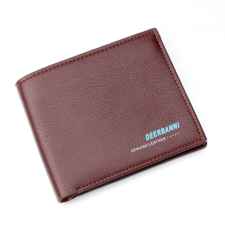 Hoge kwaliteit eenvoudige heren portemonnee portemonnees Designer Wallets beroemde merkkaarthouder creditcardhouder PU Leather ZQ-11024345K