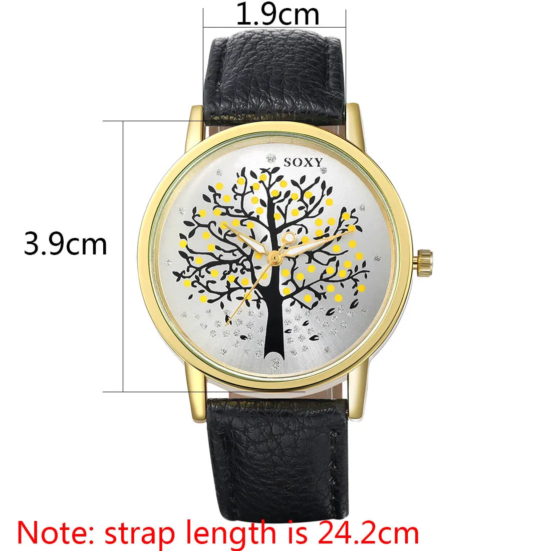 Fine Nouveau Style simple cadeau montres commerce montres coréenne personnalité féminine arbre femmes fille montre-bracelet 2 pièce / 