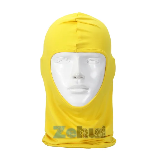 Hela helhetens utomhusskydd Fullt ansikte Lycra Balaclava Headwear Ski Neck Cykling Motorcykelmask271d