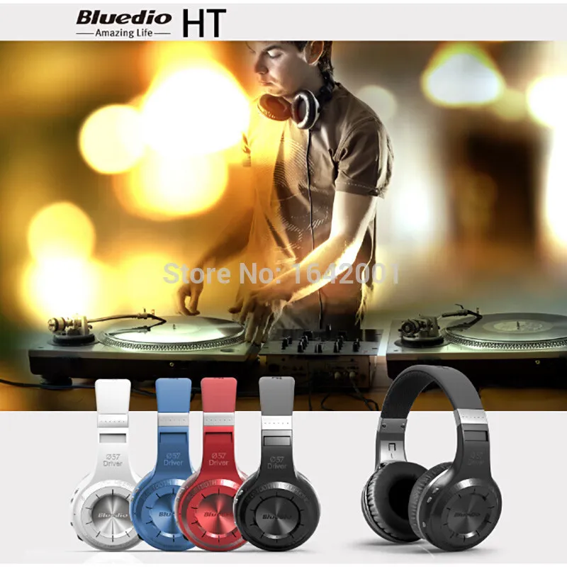 Portable Media Player Bluetooth Headphone BT 4.1 Version Stereo Headset built-in Mic wireless bluetooth microphone for ipad cellphone