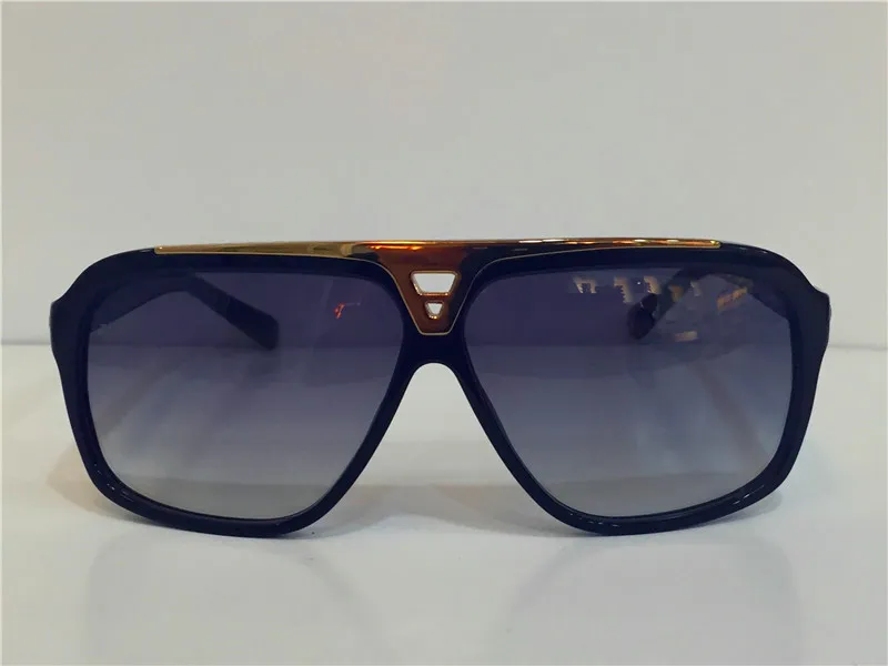 mannen fashion design zonnebril miljonair bewijs brillen retro vintage glanzend goud zomer stijl laser logo Z0350W top quality2493