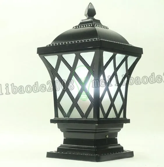 New listing wall lamp headlamp outdoor garden villa door post European aluminum antirust column LLFA