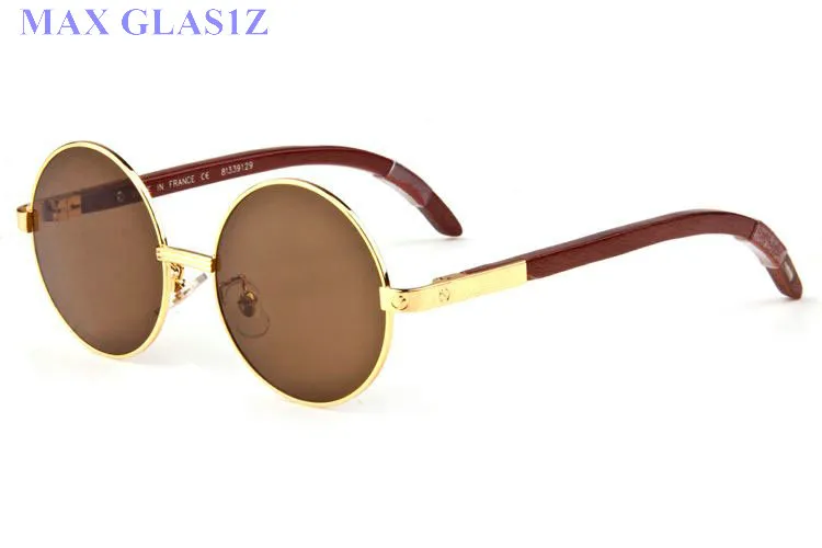occhiali da sole da uomo occhiali firmati di marca occhiali full frame in corno di bufalo occhiali da sole sportivi in legno con lenti trasparenti con scatola2489