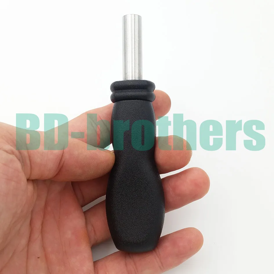 Zwart Plastic 6 5mm Inbussleutel Magnetische Handvat Mouw voor 3 8 4 5 Beveiliging Bit Voor Console 50 stks lot291L