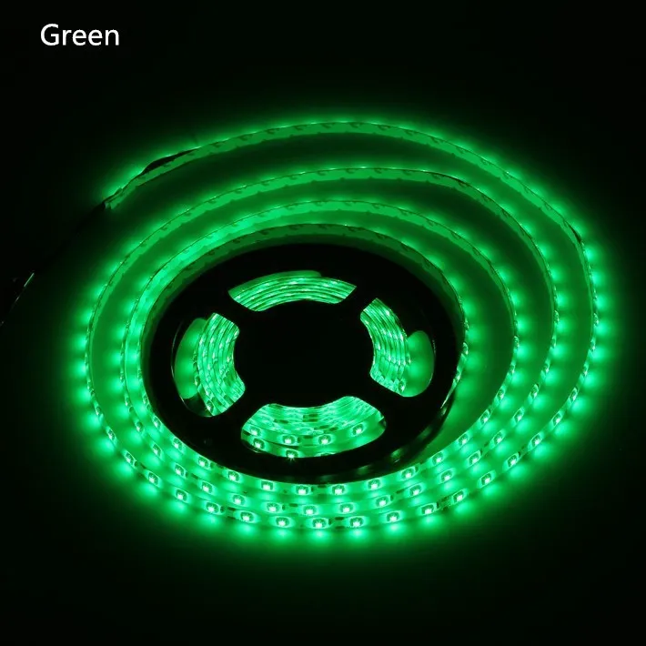 Warm white led strip light led ribbon 3528 SMD 5M waterproof flexible 60led/M connector 2A power supply Stage Party Christmas Home Office