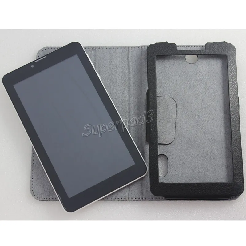 7 Inch 3G Phablet HD 1024x600 GSM WCDMA MTK6572 Dual Core Dual SIM Dual Cameras GPS Android 4.2 Phone Calling Tablets DHL
