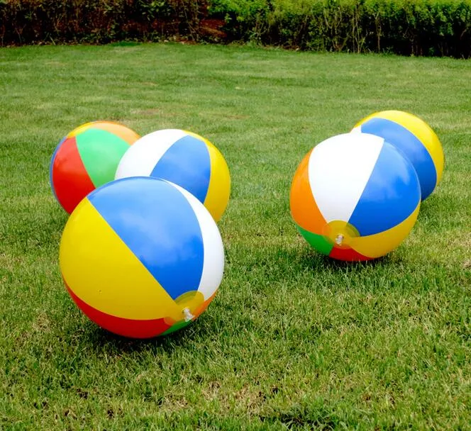 30см надувных плавания пляж игрушка шары пвх матерал пляжного мяч надувные шарики воды плавать бассейн с плавающими Детьми игрушки шариков
