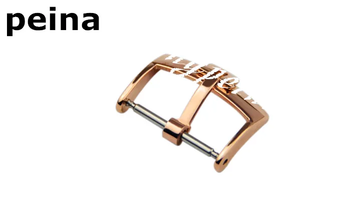 16mm 18mm 20mm Silver Gold Rose Gold Ny högkvalitativ rostfritt stålklocka för Omega Watch2864