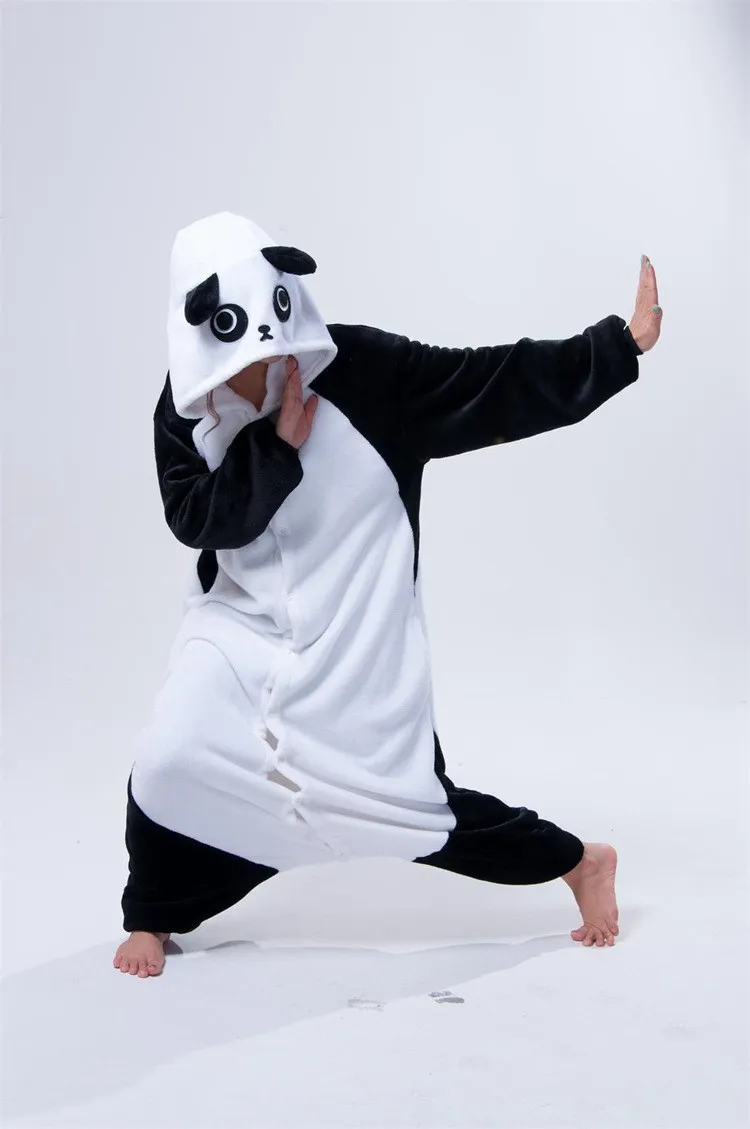 Panda Sleepsuit JP Anime Pajamas Kungfu Panda Cosplay Costume Pyjamas Hoodies Unisex Adult Onesie Pajama Sleepwear jumpsuit 