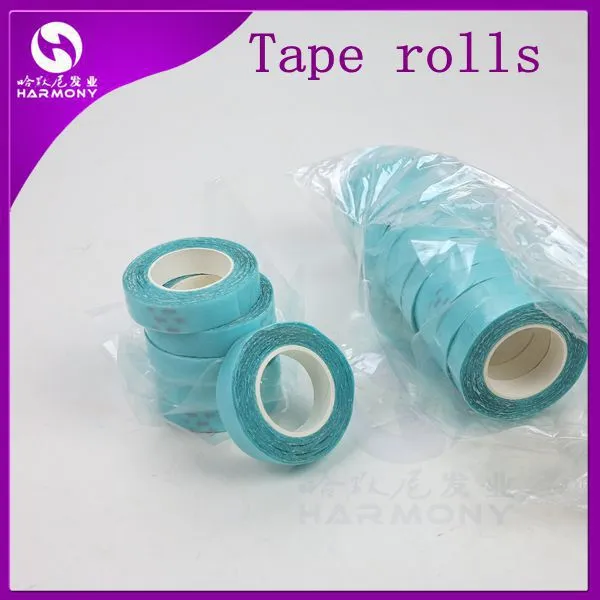 2 Rolls /1cm* Blue Color Super Tape Lace Wig Glue Tape For Hair Extension 