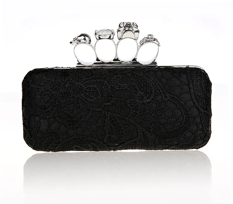 Women Handbag Ladies Evening Bag for Party Day Clutches Knuckle Boxed Clutch Bag Crystal Clutch Cvening Bag for Weddings HQB1716263T