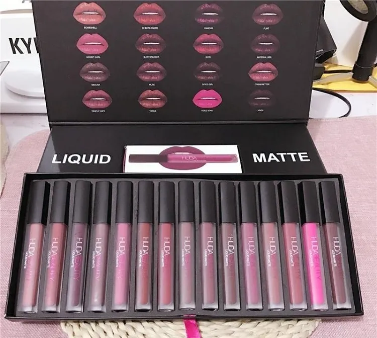 Hot /set Matt Lip Gloss Beauty Liquid lipstick Make up Waterproof Long Lasting Lipgloss Trophy Wife Icon Vixen 