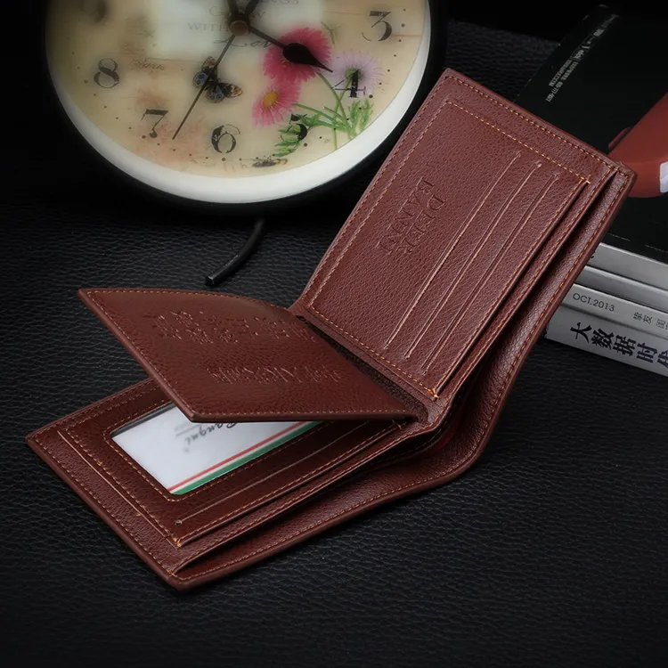 Hoge kwaliteit eenvoudige heren portemonnee portemonnees Designer Wallets beroemde merkkaarthouder creditcardhouder PU Leather ZQ-11024252N